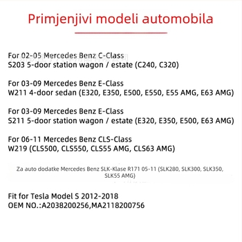 LED svjetlo za registracijsku pločicu Tesla Model S – 12V, 3W, 2835 LED, vijek trajanja 30.000 h, kompatibilno s Model S