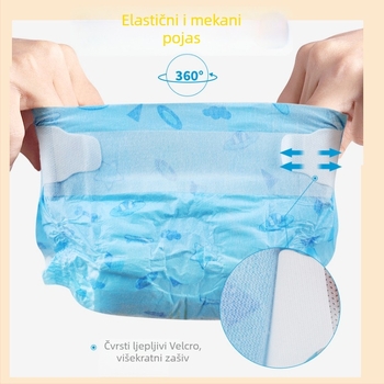 Pelenke za pse | Netkana tkanina + PE folija | Crtani stil | Brend KIMHOME | 10 komada