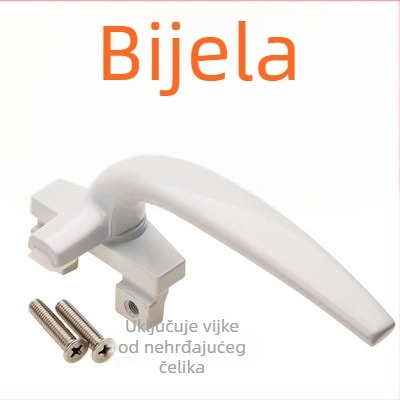 Drška za prozor LM-C1912 – aluminijska legura, završna obrada sprejom, profil 38 prozora, ravno pritiskivanje, lijeva ili desna ruka, za aluminijska vrata i kasetne prozore