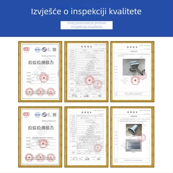 Ugrađena 12W LED rasvjeta za prepoznavanje registarskih tablica i nadzor parkirališta, IP65, 1200 lm, 220 VAC, 6000–6500K