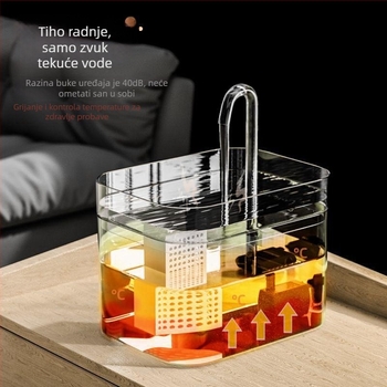 Dispenser za vodu za mačke s automatskom cirkulacijom i sustavom hranjenja