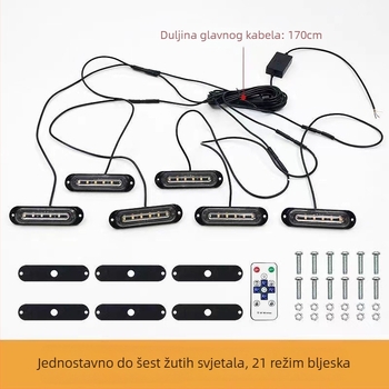 Kamionska LED upozoravajuća svjetla Dynamic Devil Eyes, 12-24V, 5W, vodootporna, visoka svjetlina