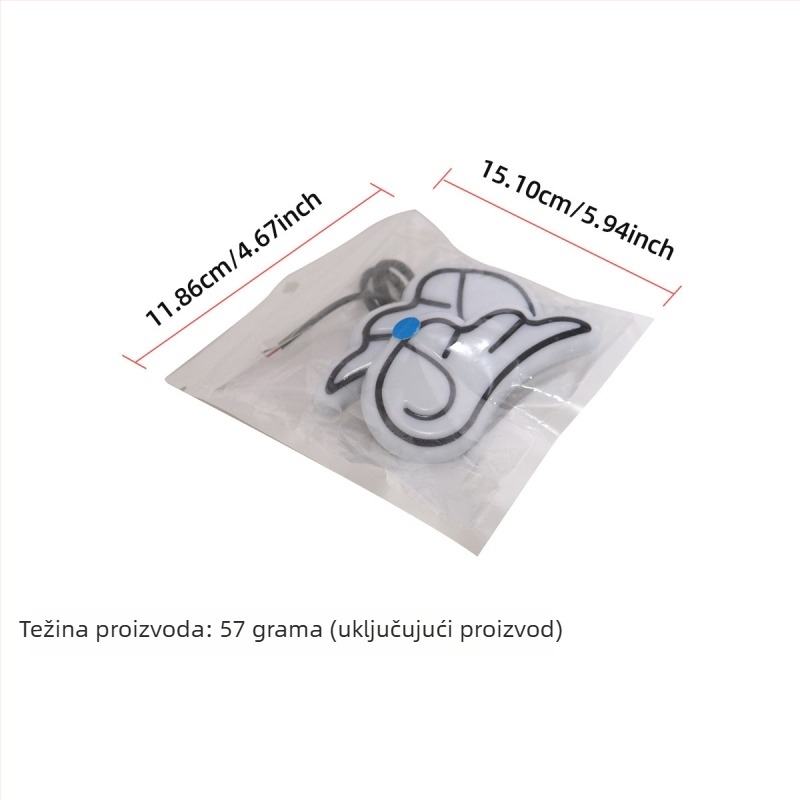 Svjetlo za motocikl DRL163 s krilatim orlovim okom (12V, plastika)