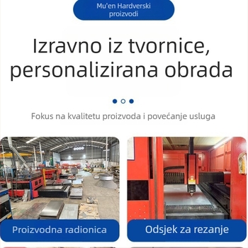 Kutija od lima za industrijsku opremu, prilagođena proizvodnja; materijali: nehrđajući čelik, aluminijski spoj, željezo, ugljenični čelik, nehrđajući čelik 304, bakrena ploča; debljina 0,5–20 mm; lasersko rezanje i savijanje; tolerancija ±0,01–0,1 mm; zavr