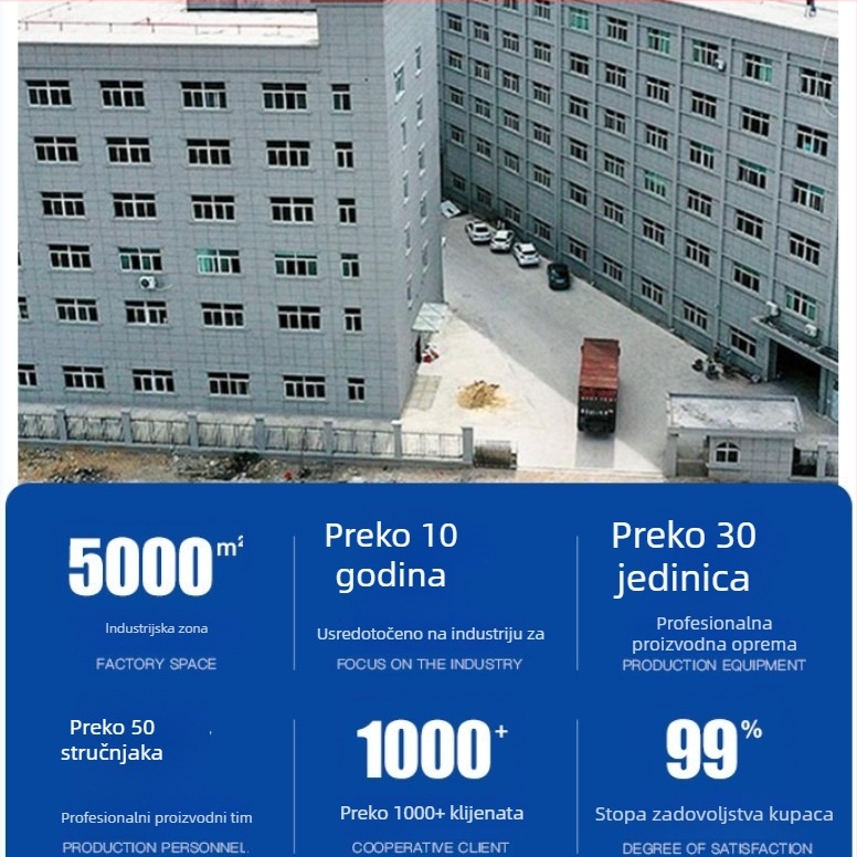 Kutija od lima za industrijsku opremu, prilagođena proizvodnja; materijali: nehrđajući čelik, aluminijski spoj, željezo, ugljenični čelik, nehrđajući čelik 304, bakrena ploča; debljina 0,5–20 mm; lasersko rezanje i savijanje; tolerancija ±0,01–0,1 mm; zavr