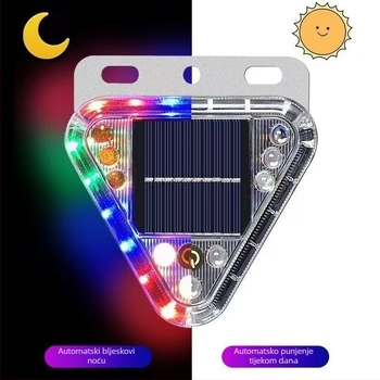 Solarno upozoravajuće svjetlo – sprječavanje stražnjeg sudara, stražnje svjetlo za kamion, magnetsko učvršćivanje, bez žica – ABS, 0,4V, Cloud Eyes, Hengjiao 675456734419, kompatibilno sa svim modelima