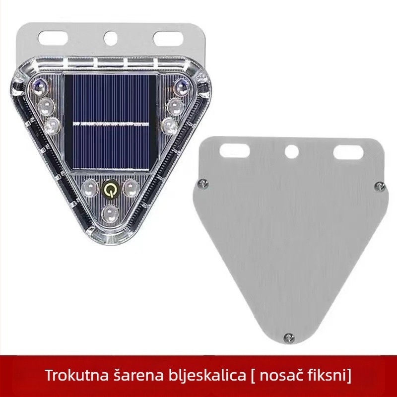 Solarno upozoravajuće svjetlo – sprječavanje stražnjeg sudara, stražnje svjetlo za kamion, magnetsko učvršćivanje, bez žica – ABS, 0,4V, Cloud Eyes, Hengjiao 675456734419, kompatibilno sa svim modelima