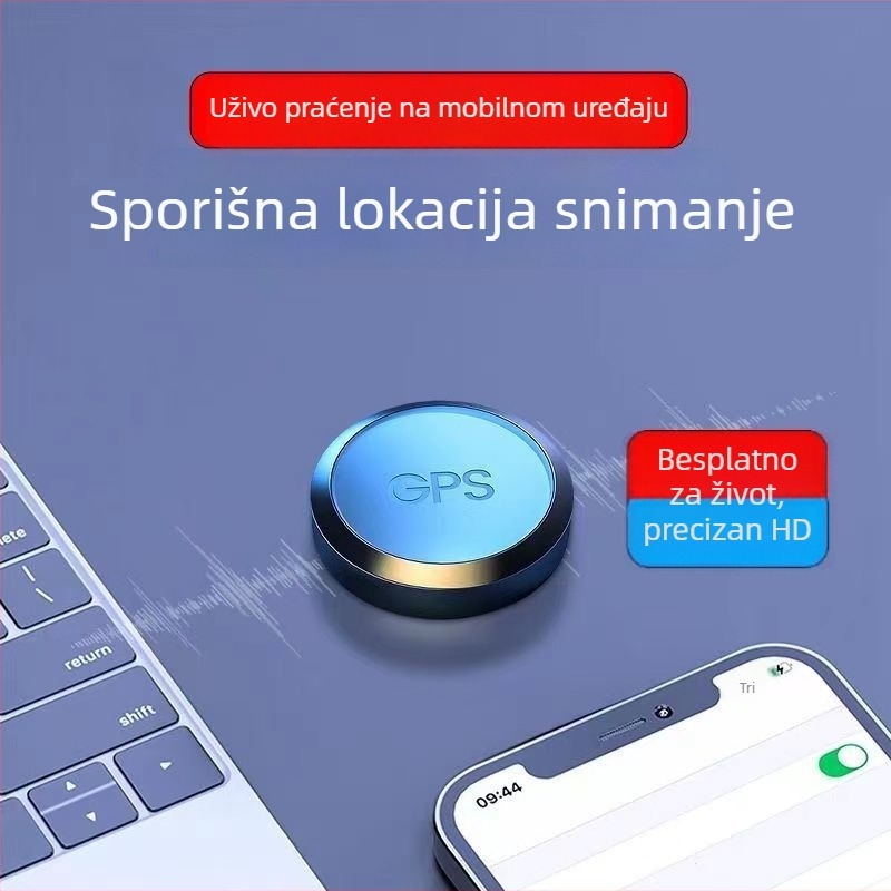 Bežični uređaj za praćenje automobila s antifurzijom i daljinskim audio snimanjem