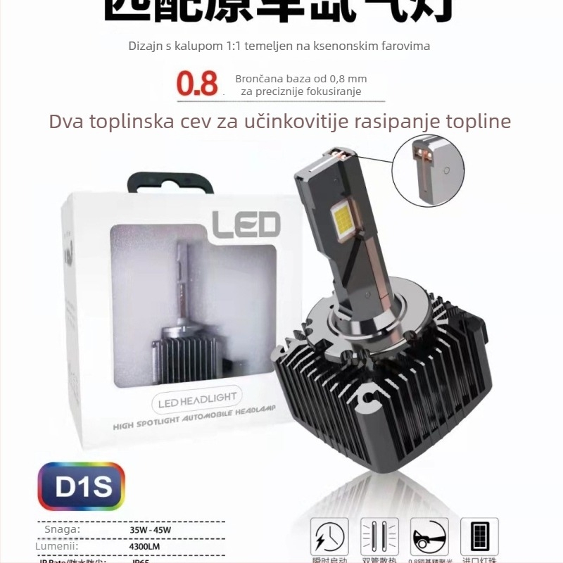 LED prednje svjetlo D2 12V 45W 6000K