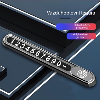 Metalni privjesak privremenog parkinga automobila s kontakt telefonom – stilizirani dodatak vozilu; Marka Ancient style; Materijal Metal; Ispis logotipa Moguće; Tip Drugi