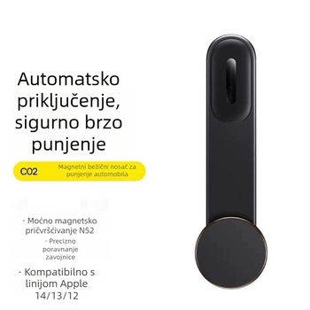Auto držač za telefon s sklopivim dizajnom i disk magnetnom usisnom držačem za ploču (ljepljivi način montaže; univerzalno; ploča kompatibilna; snaga: 0W; nije punjiv)