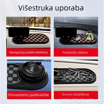Držač za telefon u automobilu s protukliznom podlogom — PVC, model K88, prilagodba dostupna, izvoz preko granica dostupan