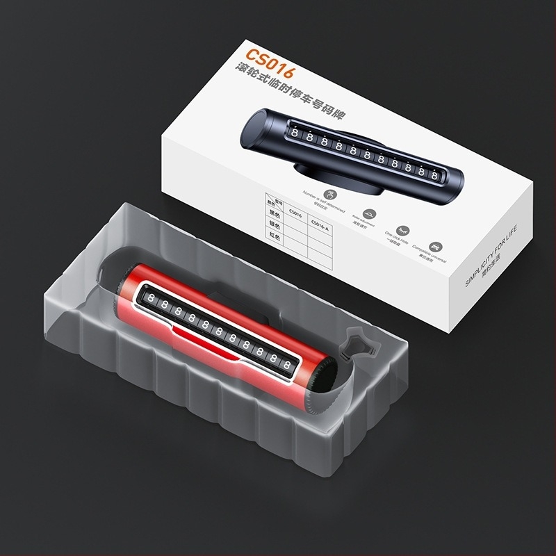 2-u-1 znak za parkiranje s pomičnim telefonskim brojem na vozilu, metalna konstrukcija, mogućnost tiska logotipa