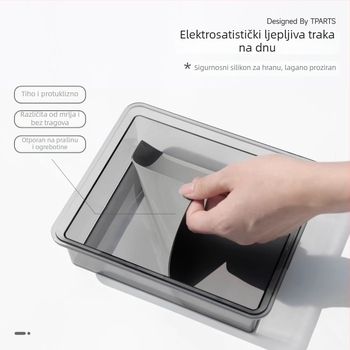 Kutija za skladištenje središnje konzole za Tesla Model Y/3 (YL osvježeno izdanje) – između sjedala, plastična, vodootporna, otporna na tlak, s ručkom