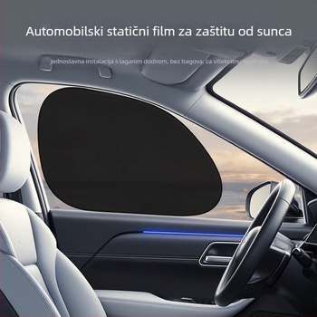 Automobilska sjenila s petljom od elektrostatičnog PVC filma za stražnje staklo – jastuk za blokiranje svjetla za ljetnu izolaciju