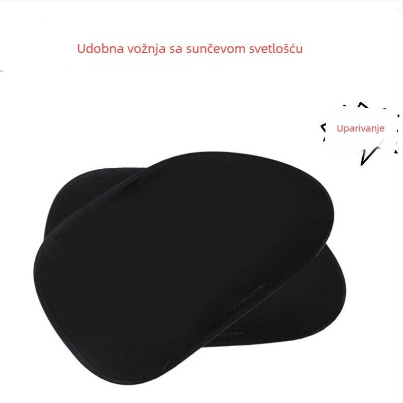 Automobilska sjenila s petljom od elektrostatičnog PVC filma za stražnje staklo – jastuk za blokiranje svjetla za ljetnu izolaciju