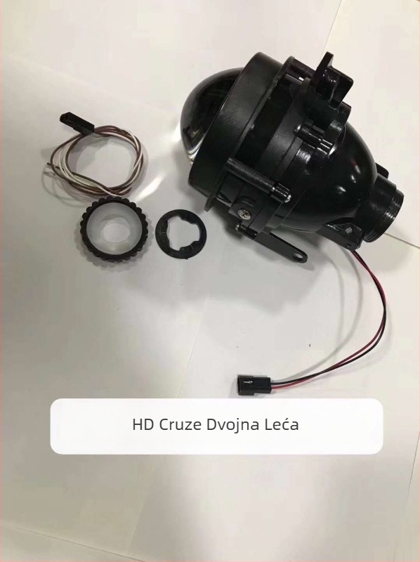 Prednje svjetlo za maglu HID s dvostrukim lećama, 55W, 12V, 6000LM, 6000K, kompatibilno s Toyota modelima poput Corolla, Prado, RAV4, Highlander