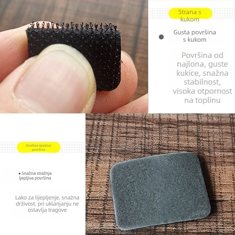 Automobilska dekoracija s Velcro za ploču, protuklizna podloga, dvostrani Velcro, blokiranje svjetla