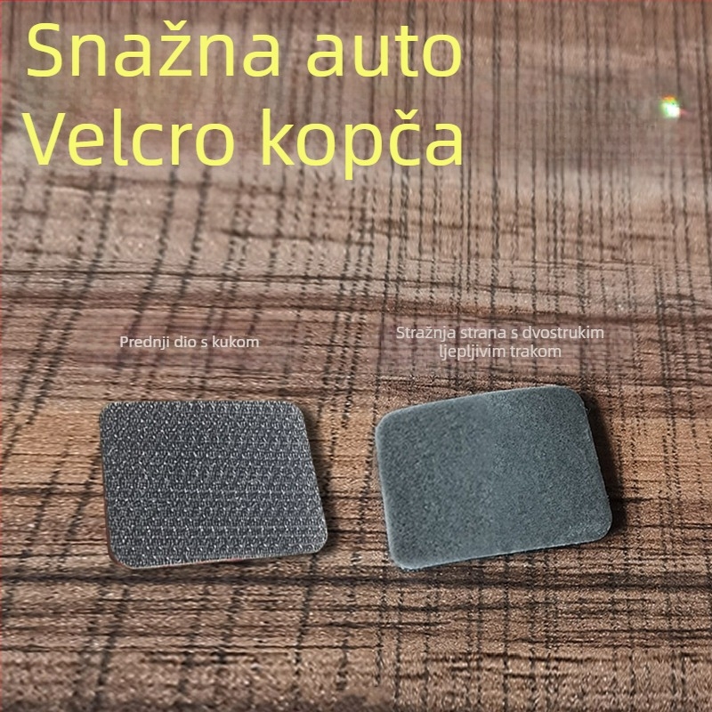 Automobilska dekoracija s Velcro za ploču, protuklizna podloga, dvostrani Velcro, blokiranje svjetla