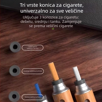 Auto pepeljara, metalna, model S, graviranje, težina 0,04 kg