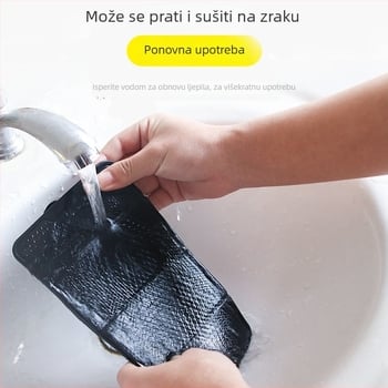 Višenamjenski sklopivi nosač za središnju konzolu automobila s ljepilnim držačem i protukliznom podlogom za pohranu — Material PU | Marka Lan Bo Wang | Licencirana privatna etiketa