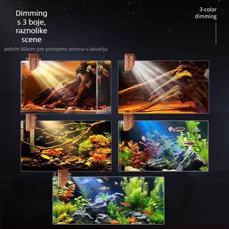 Akvarijsko pejzažno svjetlo (Značka BESSN; Nije uvezeno; Otporno na prskanje vode)