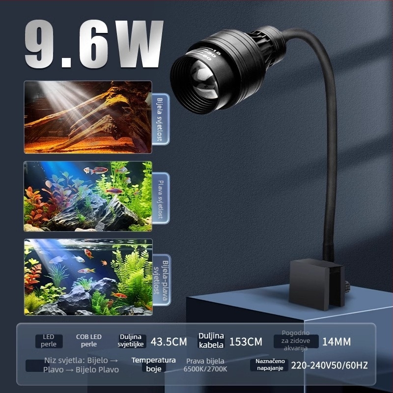 Akvarijsko pejzažno svjetlo (Značka BESSN; Nije uvezeno; Otporno na prskanje vode)