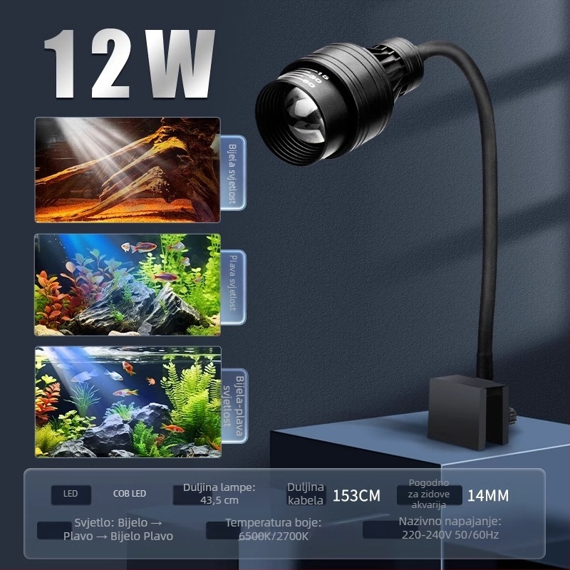 Akvarijsko pejzažno svjetlo (Značka BESSN; Nije uvezeno; Otporno na prskanje vode)