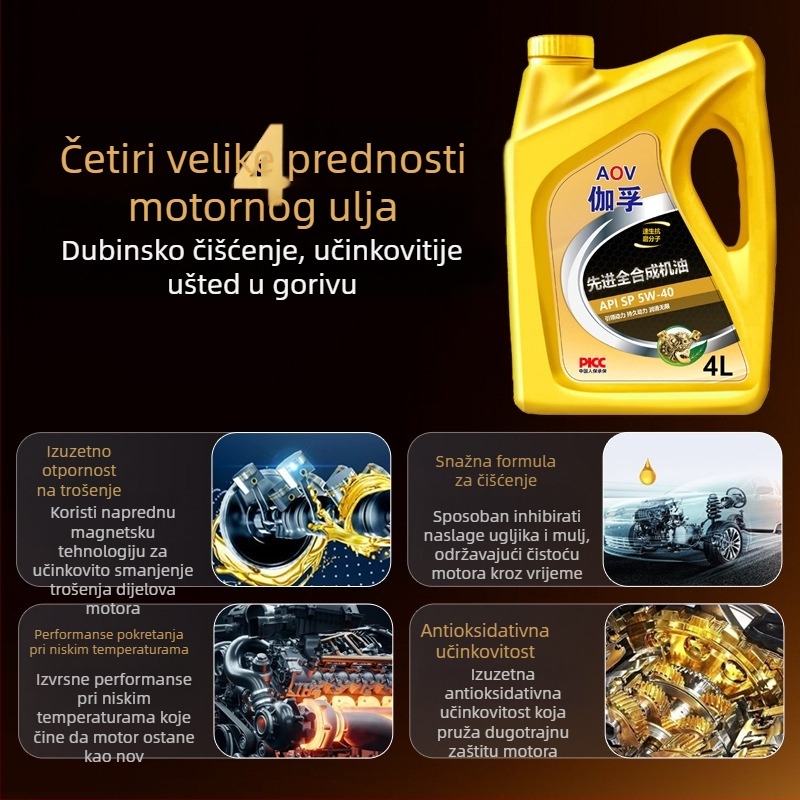 Gaff potpuno sintetičko motorno ulje SP 5W-30 za automobile, sve sezone