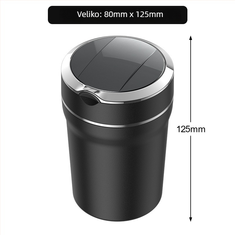 Auto popolnjak s keramičkom otpornom na plamen, LED osvjetljenjem, poklopcem, model L3889, težina 116 g