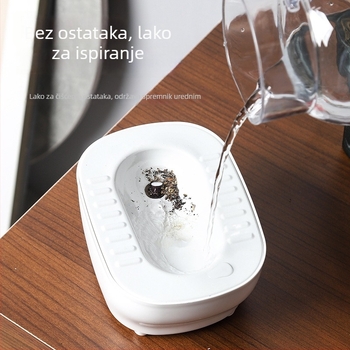 Pepeljara za čučanj-toaletu s podijeljenim dizajnom za smanjenje dima, metalna konstrukcija, jednostavno čišćenje, otisnuti logotip; marka Shuntiancai