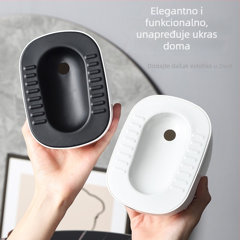 Pepeljara za čučanj-toaletu s podijeljenim dizajnom za smanjenje dima, metalna konstrukcija, jednostavno čišćenje, otisnuti logotip; marka Shuntiancai