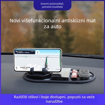 Auto držač za telefon na ploči automobila s protukliznom podlogom, PVC, otporan na visoke temperature, perivi