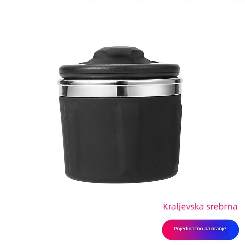 Auto pepelnjak s poklopcem – kreativni višefunkcionalni keramički model F21, 186 g, lijevanje (Za auto/Na otvorenom/U uredu)