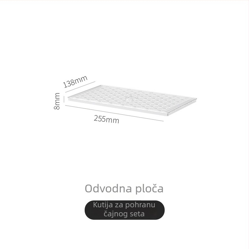 Kutija za spremanje čajnih šalice s poklopcem – prašini otporni stolni organizator za čajni set, PET plastika, višeslojna, kapacitet 0.9-5.3 L