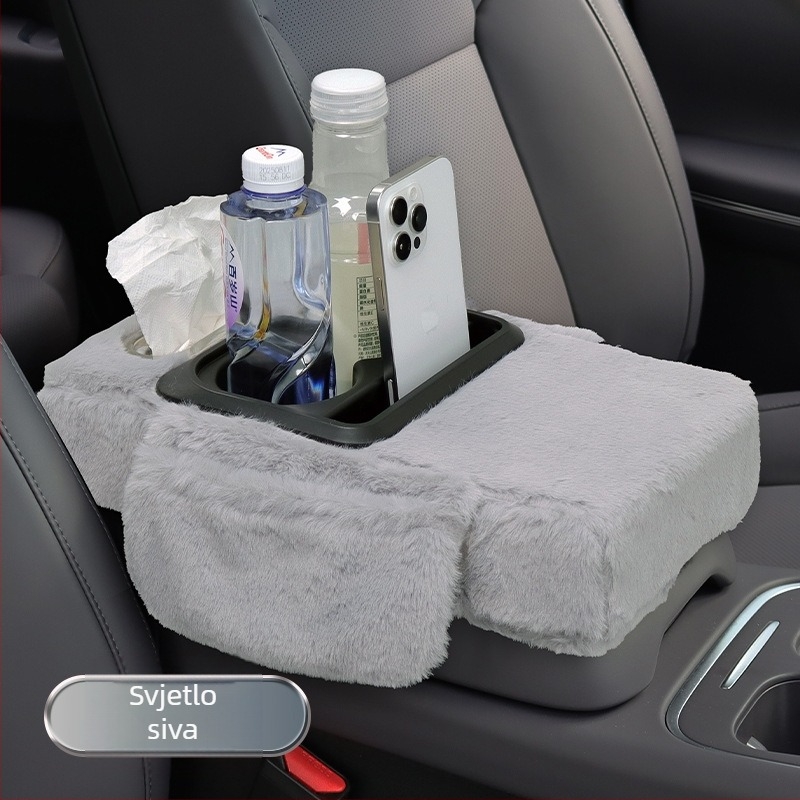 Kožni univerzalni organizator naslona za ruku u automobilu, 450 g, mogućnost prilagodbe