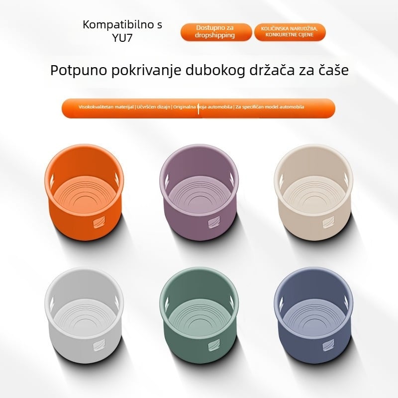 Silikonska podložica držača čaše za Xiaomi YU7 – srednja konzola, ploča instrumenata, model YU7, šifra AL1005973889, prilagodljivost