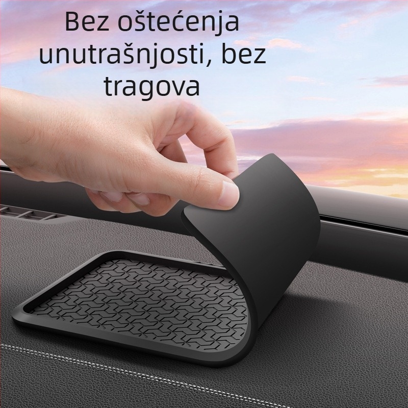 Protuklizna podloga za središnju konzolu automobila — PVC, mogućnost prilagođavanja s otiskom logotipa