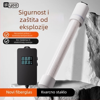 Kvarcna staklena grijaća šipka za akvarij uz termostat – otporna na eksplozije, za akvarije s kornjačama – 60W/100W/200W/300W/500W, Yee