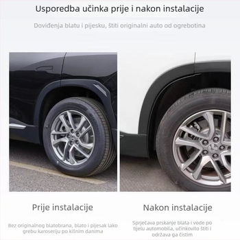 Tank 400 Unutarnji blatnik za stražnja vrata, plastika, 2024 model, automatski prijenos, Shengdetai