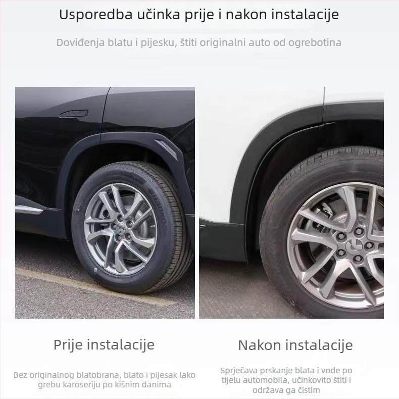 Tank 400 Unutarnji blatnik za stražnja vrata, plastika, 2024 model, automatski prijenos, Shengdetai