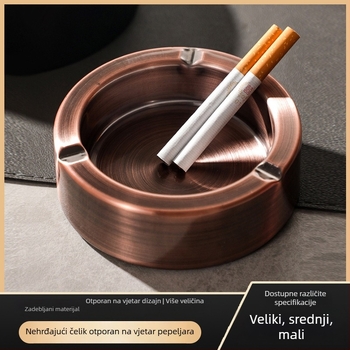 Kaiwang pepećnik od nehrđajućeg čelika – višekratno upotrebljiv, moderan minimalistički dizajn za kafiće i barove