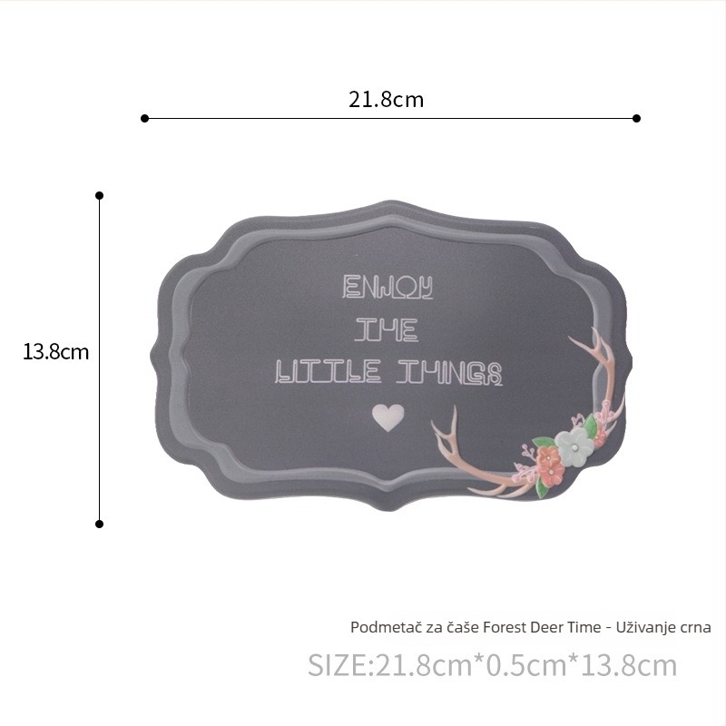 Unutarnja automobilska protuklizna podloga za mobitel, sladak crtani dizajn, PVC materijal, otporan na visoke temperature, tih