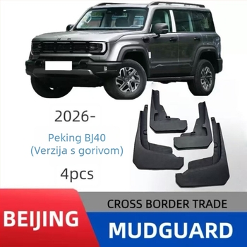 Zastita blatnika za Beijing BJ40 Fuel Version 2025–2026, neutralan plast, prilagodljiva izrada, automatski mjenjač