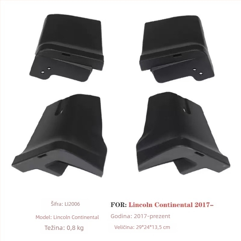 Blatnik za auto za Lincoln Continental 2017–2023, Pastor, PP+TPE