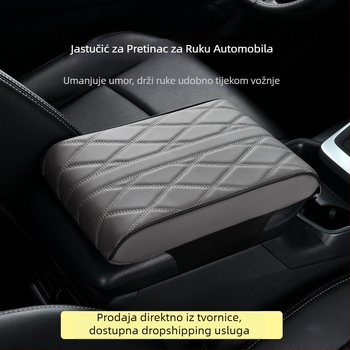 Kožni jastučić za automobil s memorijskom pjenom za podizanje, univerzalna kompatibilnost, prilagođena obrada