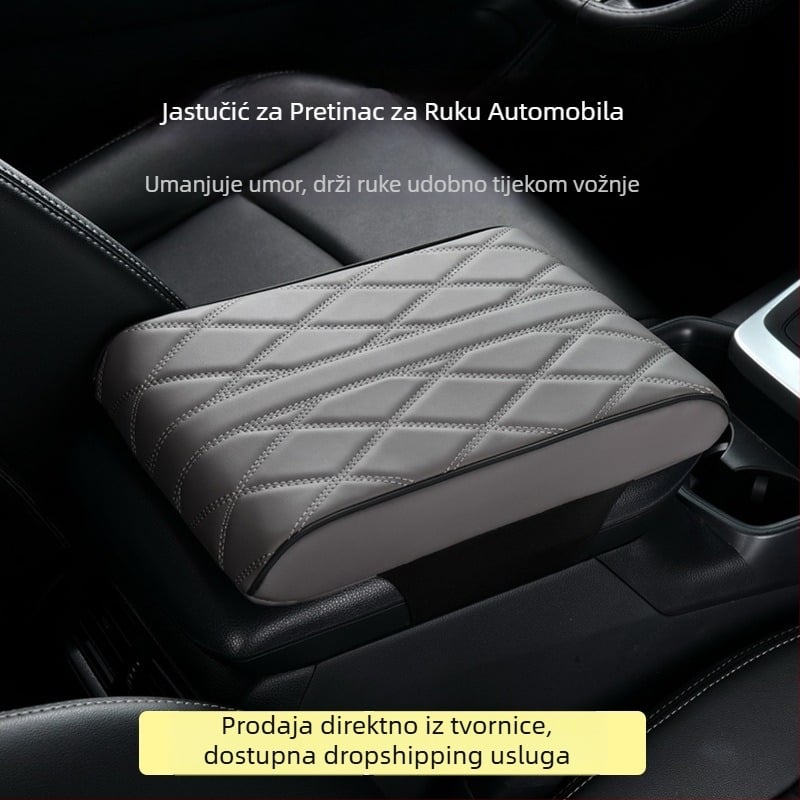 Kožni jastučić za automobil s memorijskom pjenom za podizanje, univerzalna kompatibilnost, prilagođena obrada