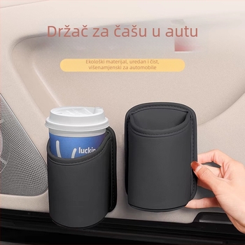 Kožni držač za čašu u automobilu i pretinac za pohranu iza naslonjača za ručku vrata — Brand Fadil, Model Storage Box, Artikal Cup Holder