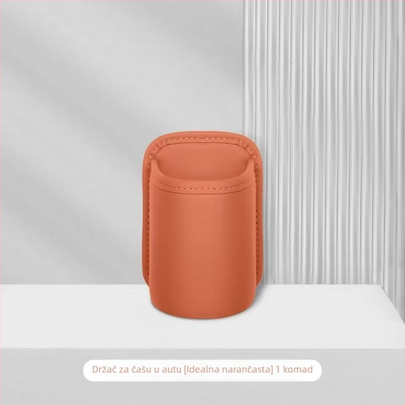 Kožni držač za čašu u automobilu i pretinac za pohranu iza naslonjača za ručku vrata — Brand Fadil, Model Storage Box, Artikal Cup Holder
