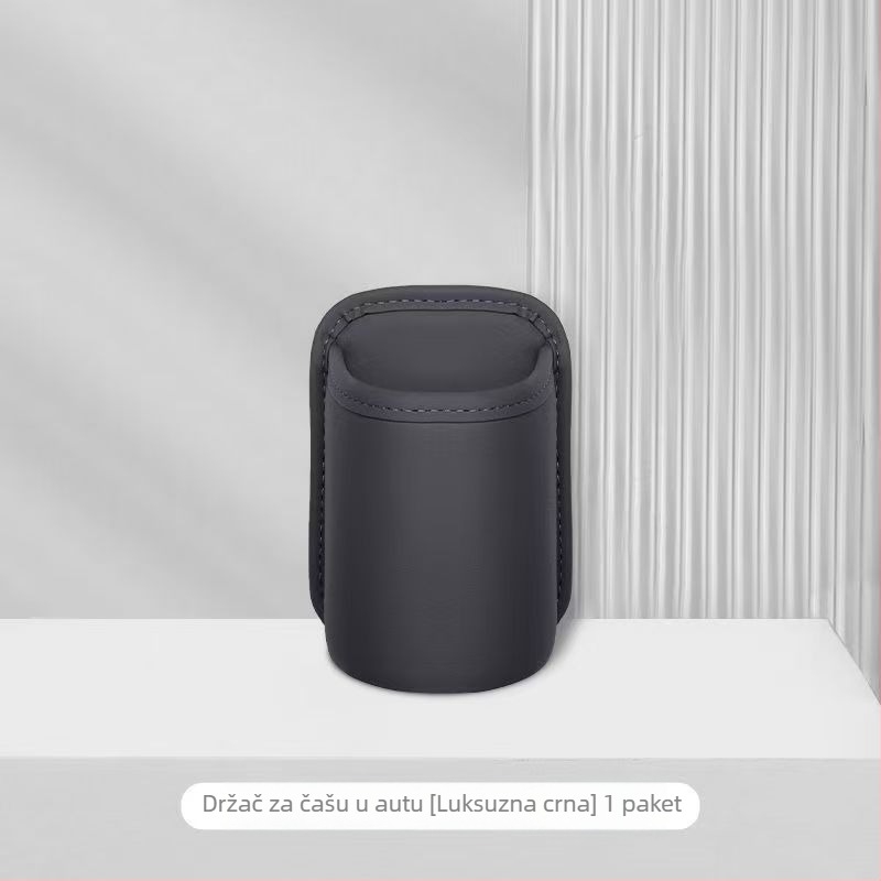 Kožni držač za čašu u automobilu i pretinac za pohranu iza naslonjača za ručku vrata — Brand Fadil, Model Storage Box, Artikal Cup Holder
